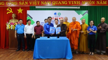 Hội LHTN Việt Nam tỉnh và Ban Trị sự Giáo hội Phật giáo Việt Nam tỉnh ký kết chương trình phối hợp 